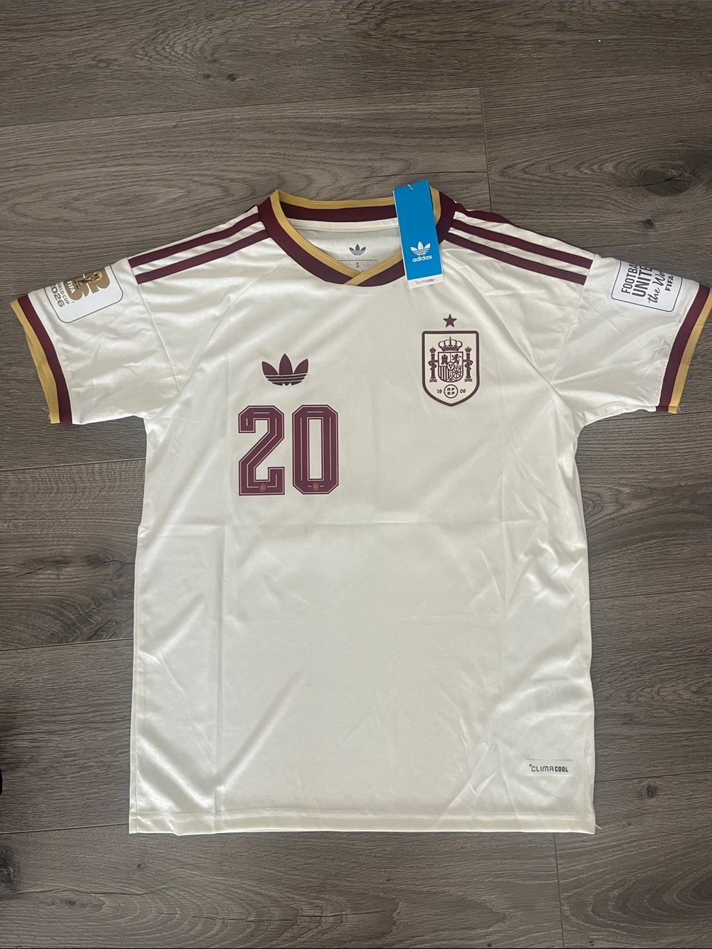 PEDRI #20 SPAIN WORLD CUP JERSEY AWAY KIT